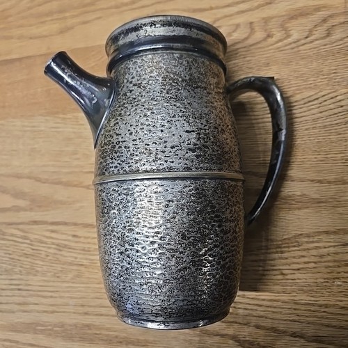 VINTAGE HOMAN auf NICKELPLATTE SANI TITE VERSILBERT 1 QT MARTINI COCKTAIL SHAKER 088 - Bild 4 von 12