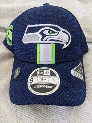 New Era 9FORTY NFL Seattle Seahawks Cap Kappe Mütze On-Field Sideline Stretch 