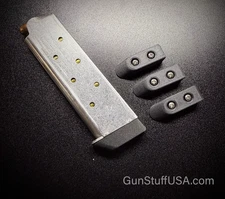 (3) Three - Carbón Fiber / Polymer Magazine Pad for 1911 Magazines - CF Black