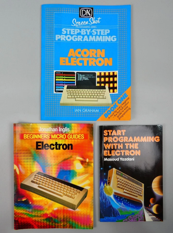 Acorn Electron Programming Book Bundle (3) Vintage Computer Guides - Very Good - Image 2 of 4