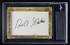 2018 Leaf Executive Collection Cut Signatures Gold 1/1 Bill Gates Auto ur8