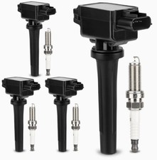 4 Ignition Coil Pack UF656 and Spark Plugs For 2014-2021 Mazda 6 2.5L L4