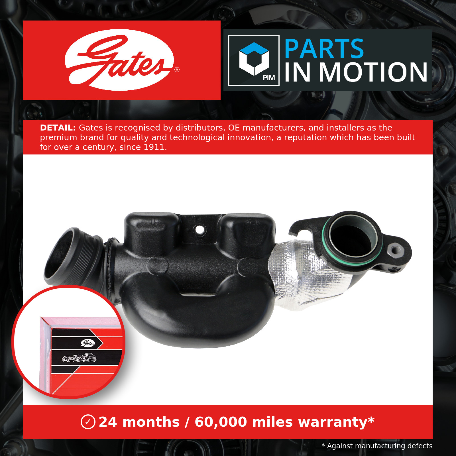 GATES-OE 09-1317 Charge Air Hose for CITROËN,PEUGEOT - Image 11
