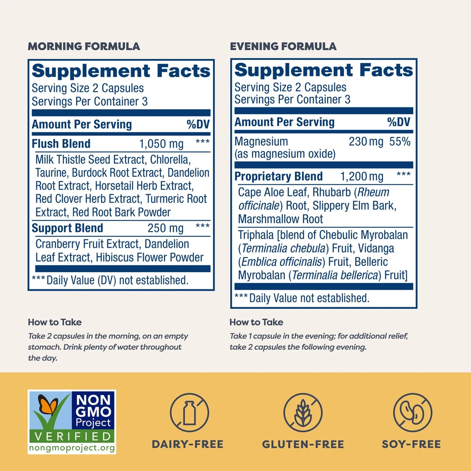 Renew Life Total Body Reset adulto suplemento de limpieza de 3 días, 12 unidades Foto 3 de 4