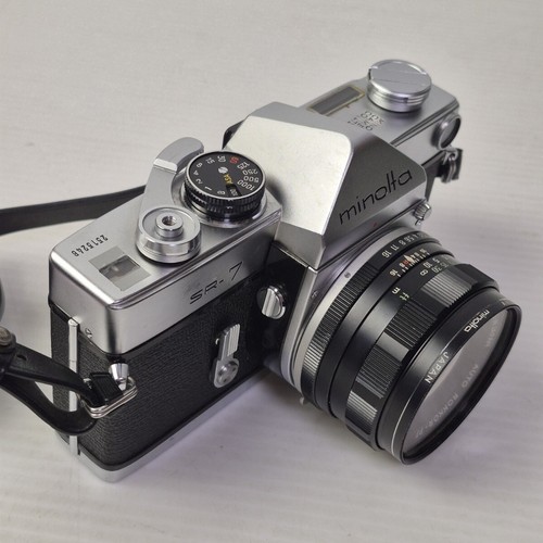 Minolta SR-7 analoge Spiegelreflexkamera Body Auto Rokkor-PF sehr guter Zustand - Bild 7 von 10