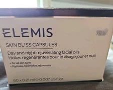 Elemis Skin Bliss Capsules Rejuvenating facial oils 60 caps 0.21 ml Genuine New!