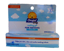 Baby Orajel Cooling Gel for Teething Drug-Free - 0.33 Oz - SEALED - EXP 3/2027