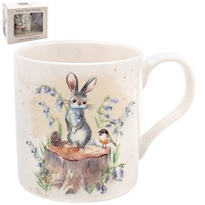 Fine China Ceramic Mug Hare & Bird Paper Shed Collection Coffee Cup Gift Idea