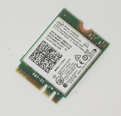 Wlan Bluetooth Intel Dual Band Wireless-AC 3165 NGW 806723-001 HP ProBook 440 G3