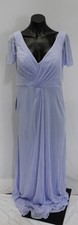 Azazie Women's Soren A-Line Ruched Chiffon Dress EH6 Lavender Size A12 NWT