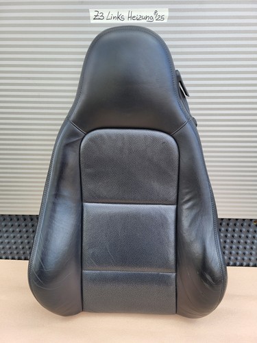 BMW Z3 Roadster Fahrer Sitz Oberteil  Leder Black Rücken Lehne Polster + Heizung