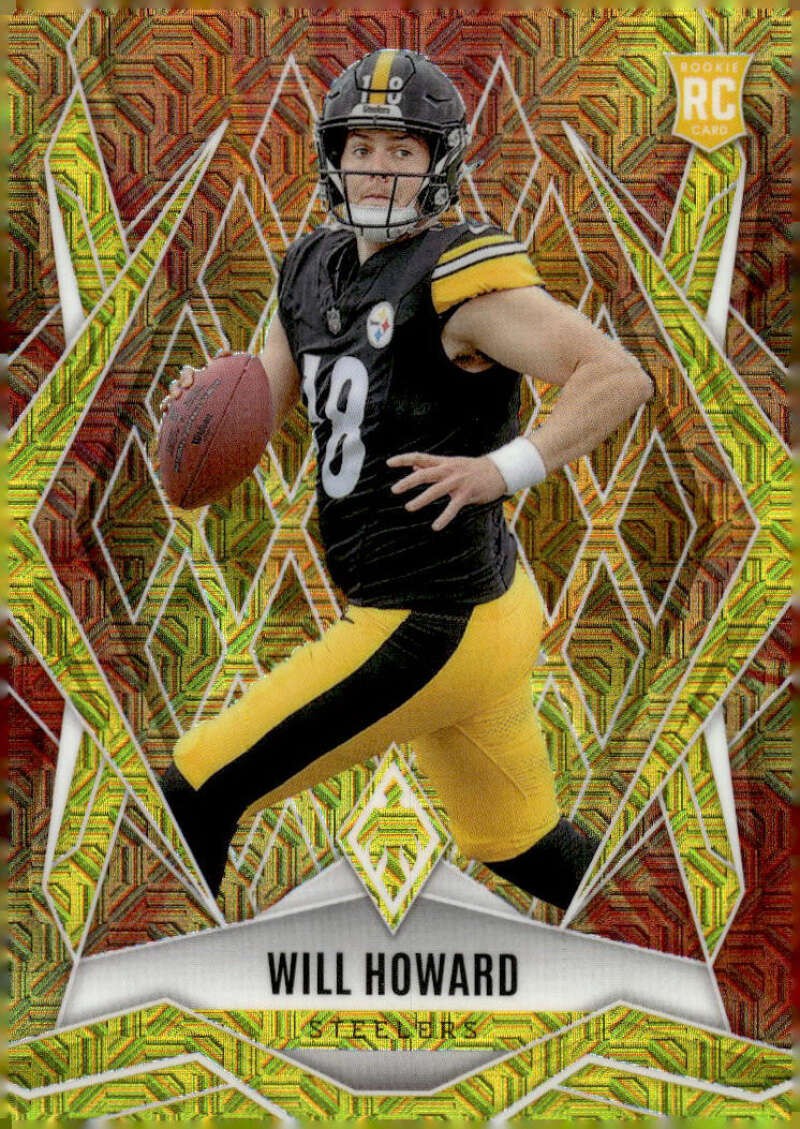 Will Howard RC 2025 Panini Phoenix FireBurst /350 #165 ROOKIE Steelers ID:155711