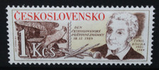 CZECHOSLOVAKIA 1989 Stamp Day: Cyril Bouda. Set of 1. Mint Never Hinged. SG3003.