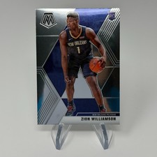 2019-20 Panini Mosaic Zion Williamson Rookie Card #209 RC New Orleans