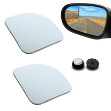 2 PCS Fan Shaped Frameless Wide Angle Blind Spot Mirror, Car Blind Spot Mirro...
