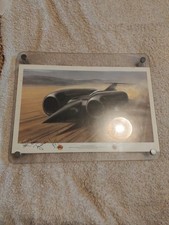 destination black rock ,framed Thrust Ssc Signed Print