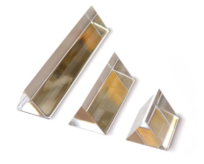 Eisco Labs 3 Piece Acrylic Prism Set - Ultra Durable and Lightweight - 1, 2, ...