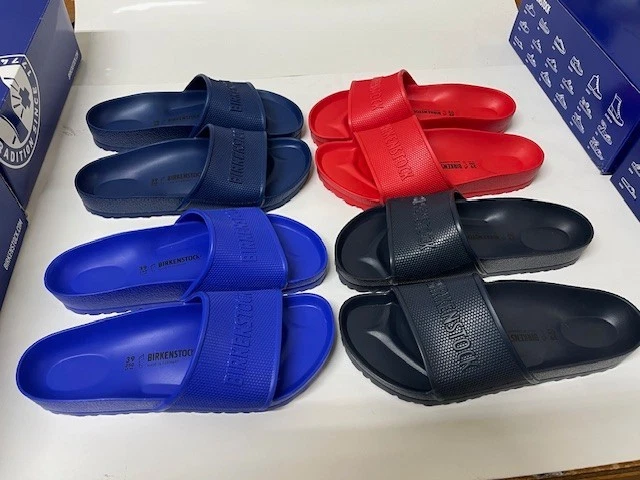 Birkenstock Barbados REGULAR rubber water safe NEW Flip Flops Pool Beach Sandals