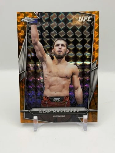 ISLAM Makhachev 2026 Topps Chrome UFC Orange Geometric /25 #47 video thumbnail
