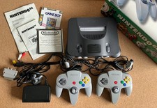Boxed Sony Nintendo 64 N64 Console + Extra Controller: Tested & Working