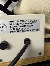 Mercer Corperation I-Bar Shrink Wrap Machine  Model ME-300sp