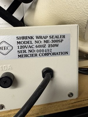Mercer Corperation I-Bar Shrink Wrap Machine  Model ME-300sp