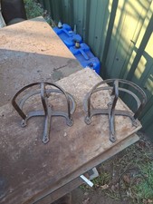 Old Vintage Horse Bridal Brackets Qty 2 Rare Barn Find