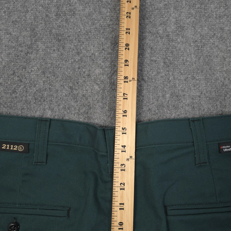 NWT Workrite FR Pants Mens 36x37 Green Westex Ultrasoft 2112 Flame Resistant - Image 4 of 4