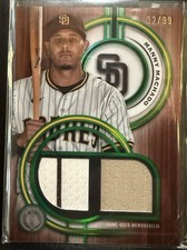 2025 Topps Tribute - Single Player Dual Relics Manny Machado #DR-MM Green /99