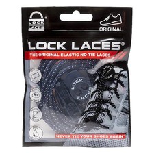 Lock Laces Nvy48 Safety Shoe Laces, Navy, 48" L, Pr