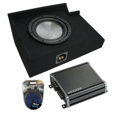 1999-2006 Chevy Silverado Ext Cab Truck Harmony A102 Single 10 Sub Box & CXA8001