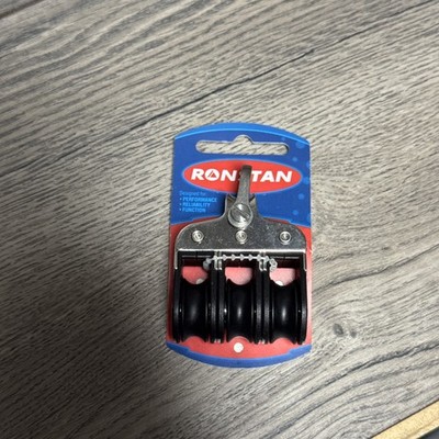 Ronstan Series 20 ball Bearing Block - Triple - 2-Axis Shackle head 20mm Us Sell