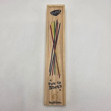 Toysmith Pick-Up Sticks Neato Classics Wooden Box Traditional Game Retro Toy