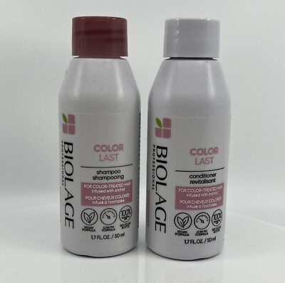 BIOLAGE Color Last Shampoo & Conditioner 50ml/1.7oz each Travel Set Sealed