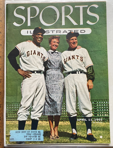 1955 Sports Illustrated Magazine. Mays/Durocher Cover. Baseball Card Issue.