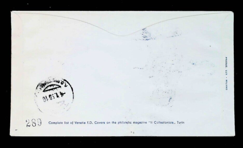 REPUBBLICA ITALIANA 1954 - ANNO MARIANO BUSTA FDC/FIRST DAY C/ANNULLO DI ARRIVO - Foto 2 di 2