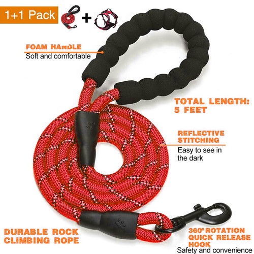 Dog Harness Vest Front Range Adjustable Outdoor Handle Puppy Pet S-XL - Picture 12 of 20