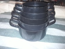  Kochtopf  Metal emalien  set 5 Stück  ohne deckel  von 5 bis 1 l ,sehr gutem zu