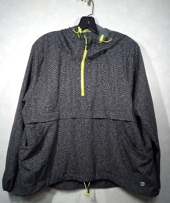Hind Running Leightweight Hoodie Women XL Gray 1/4 Zip Long Sleeve