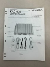 Kenwood KAC-625 Original Service Manual Free Shipping