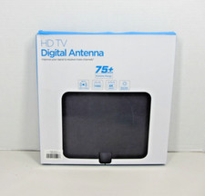HD TV Digital Flat Antenna-4K Ready-1080 Full-75 Miles Extreme Range - NIB