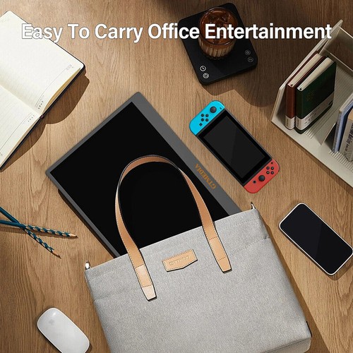 GTmedia 17,3" Portable Monitor Freesync Second External Screen FHD 1080P Speaker - 第 12/16 張圖片
