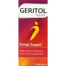 Geritol Liquid Energy Support B Vitamins Pack...