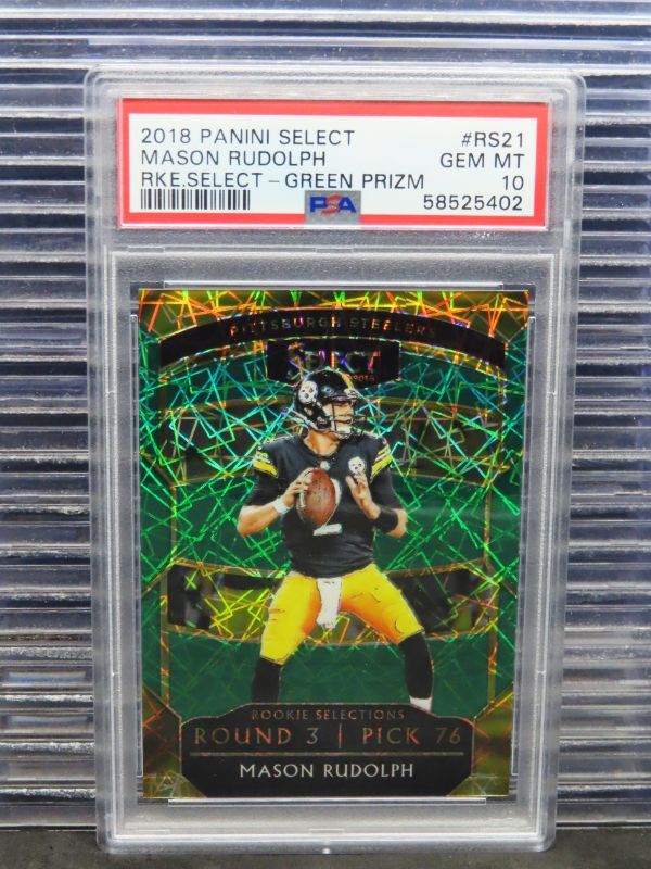 Mason Rudolph Panini Select Rookie Selections #RS21 Green