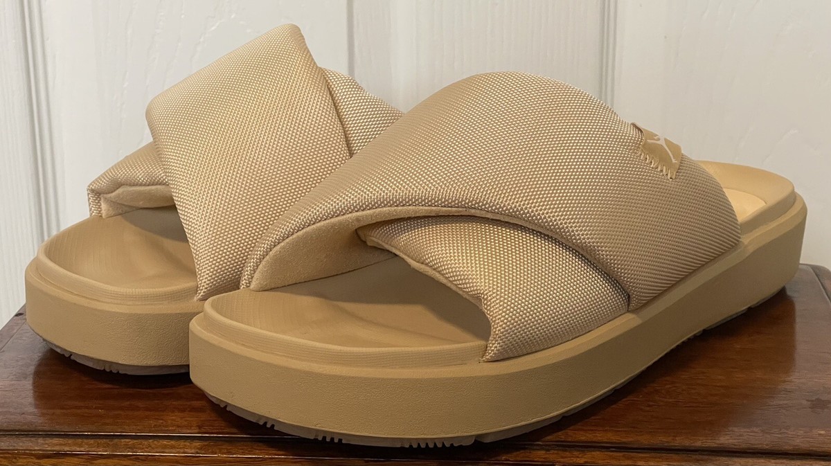 Nike Women's Jordan Sophia Slide Slippers Sesame Beige
