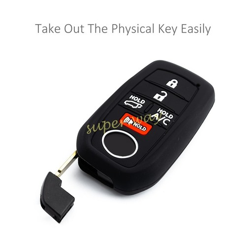 2x Silicone Key Cover Case For 2023-2025 Subaru Solterra Toyota bZ4X RAV4 Prime - Picture 8 of 8
