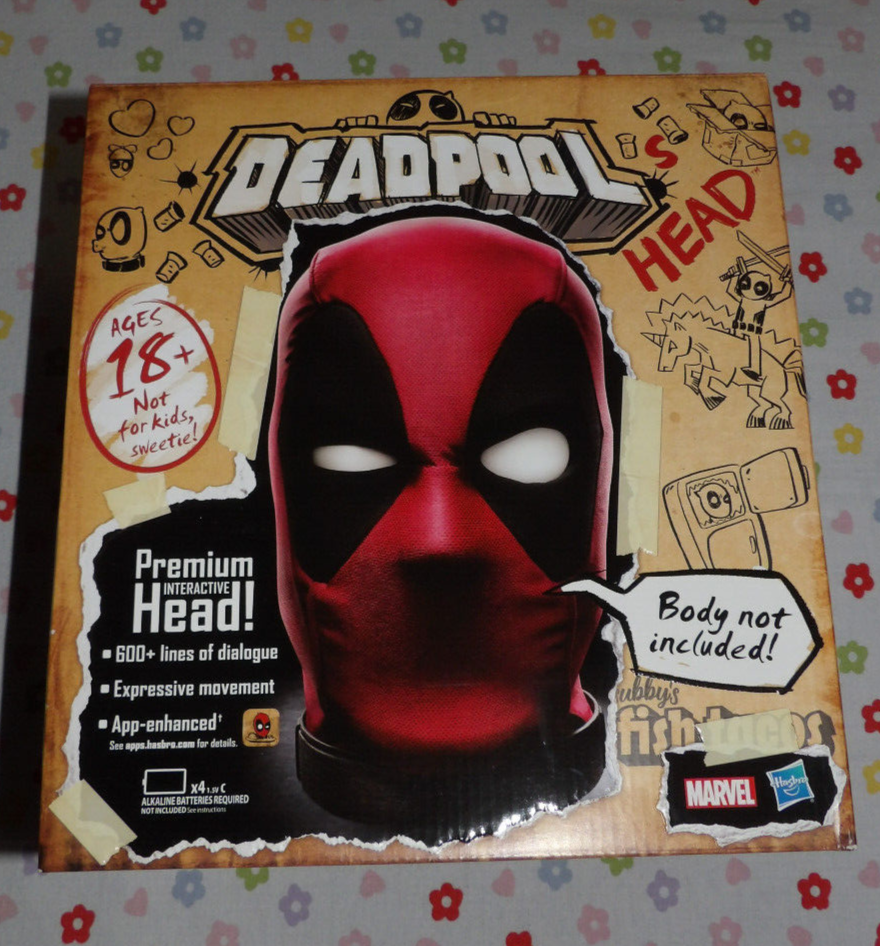 BRAND NEW Marvel Legends Deadpool Interactive Talking Head RARE