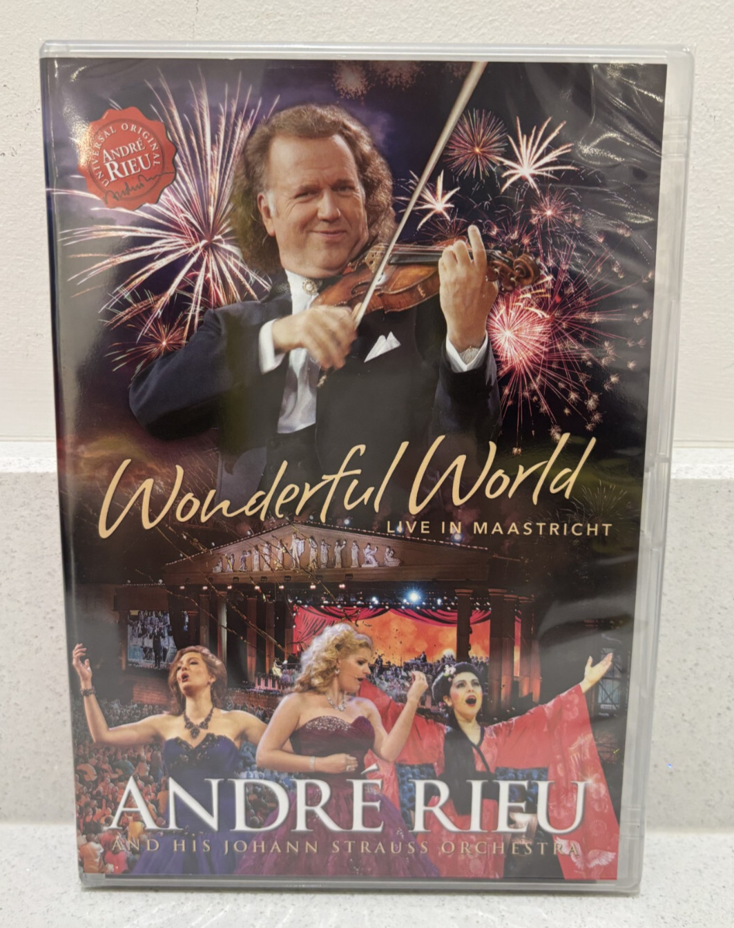 Andre Rieu  Wonderful World Live In Maastricht DVD 2015 Brand New Factory Sealed