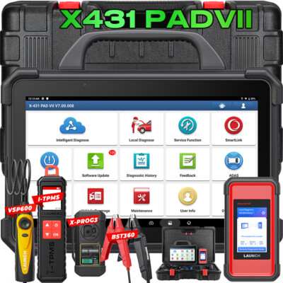 2026 LAUNCH X431 PAD 7 PAD VII Elite ECU Key Program X-PROG 3 TPMS BST360 VSP600