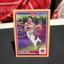 Jordan Poole 2023-24 Haunted Hoops Orange Basketball Card #277